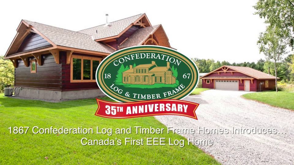 First-of-its-Kind in Canada Energy Efficient Log Product Makes Log Homes Even Greener
