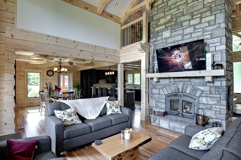 The Elwood Confederation Log & Timber Frame