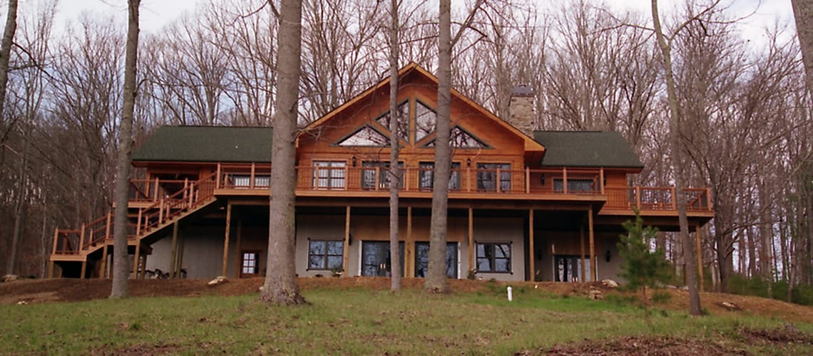 Razor Back Ridge Confederation Log & Timber Frame