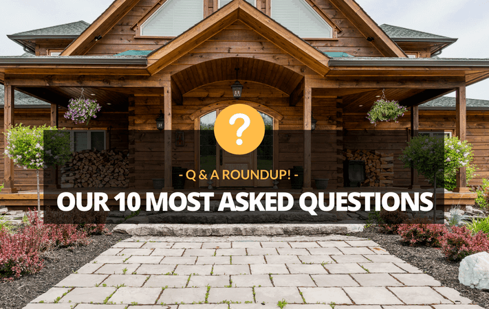 Q&A Roundup! Answers to our most-asked log home questions